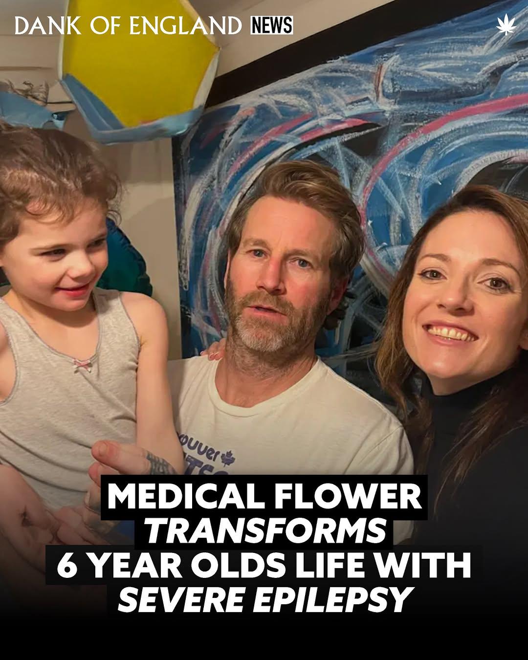 Medical Flower Helps Six-Year-Old With Severe Epilepsy